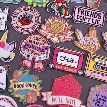 Плавкие нашивки, нашивка на спине для курток, нашивки с вышивкой, наклейки на нашивки для одежды