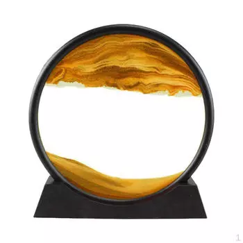 Плавная картина с изображением дрейфующих песочных часов, украшения рабочего стола 7in Blue