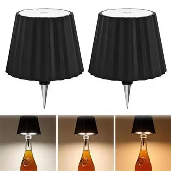 Плавная регулировка яркости подсветки бутылок вина, суперяркий, без мерцания, сенсорное управление, энергосберегающий, перезаряжаемый, беспроводной A белый