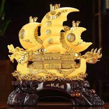 Плавные парусные лодки Украшения Новоселье Переезд Подарки Офис босса Финансовая привлекательность Украшения Дом