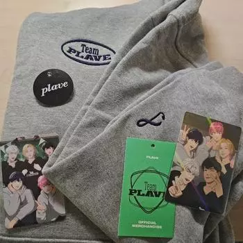 Play 6 Летняя серая толстовка с капюшоном