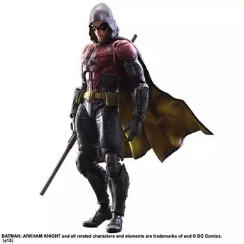 PLAY ARTS Kai ARKHAM KNIGHT Robin ПВХ окрашенная подвижная фигурка BATMAN™ [предмет]