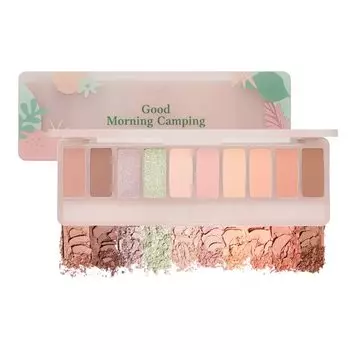 Play Color Eyeshadow Good Morning Camp 10 Color Palette Eyeshadow Palette 1 piece [Etude Official] / / (x 1)