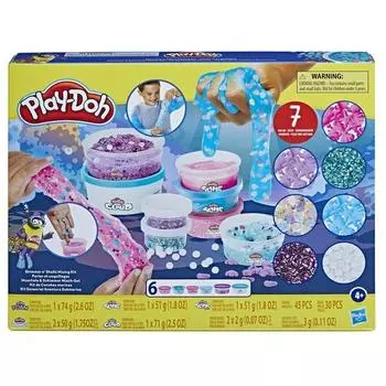 Play-Doh Twinkle Sea Mix Pack Slime, разноцветные, корейские игрушки