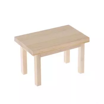 Play Home Toys Модель Мебель Детские игрушки для игр Моделирование Деревянный стол Деревянный чайный столик 1:12 кукольный домик A