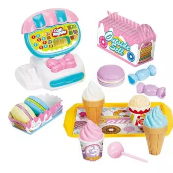 Play House Ролевые игры Еда Игрушки Головоломка Десерт Касса Игрушка Детский сад Vegetable