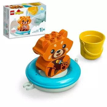 play in the LEGO DUPLO Red Panda 10964 Toy Block Present Infant Baby Animal Animal Bath Boys Girls 1 and a half years old and older Let s bath!