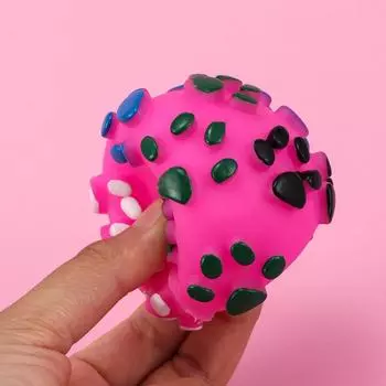 Play Pet Cat Bite Ball Toy Игрушка для жевания Чистка зубов разноцветный