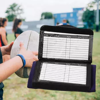 Playbook Wristband Armband Board Футбольный тренер по запястью для хоккея DoubleSide 17x10.8cm