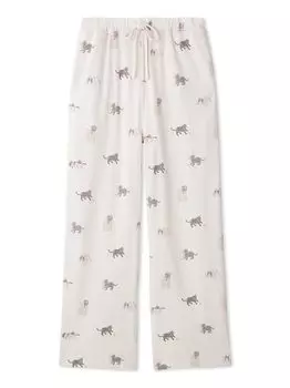 Playful Cat Pattern Long Pants PWCP245213 PNK [Gelato Pique] Women s розовый