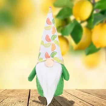 Playful Festival Harvest Rudolph Gnome Figure Perfect For Thanksgiving Christmas And Lemon Rudolf Green