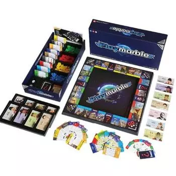 Playmarble Modern Leonardo Da Vinci Blue Marble, популярная корейская игра