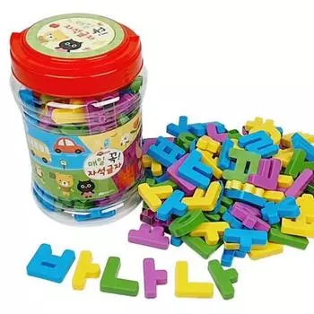 Playmax iSarang Everyday Magnetic Letter Puzzle Корейский, корейские популярные головоломки