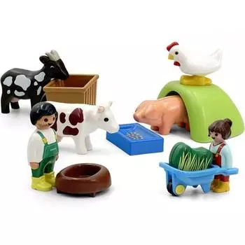 Playmobil 1 2 3 Fun Farm 71158, популярные игрушки в Корее