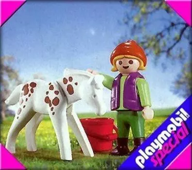 PLAYMOBIL 4571 Appaloosa Foal with Child (item)