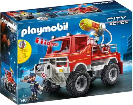 Playmobil 9466 City Action Fire Truck - Лебедка и Пенная пушка