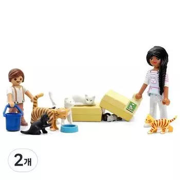 Playmobil Cat Family 71309, 2 шт., популярные игрушки в Корее