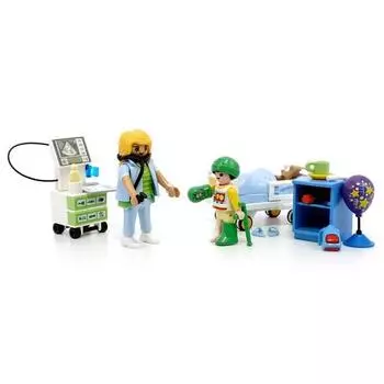 Playmobil детская больничная палата игрушка 70192, популярные игрушки в Корее