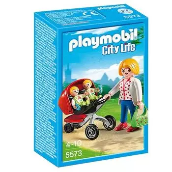 Playmobil Фигурки «Мама и близнецы» 5573, 1 корейская игрушка