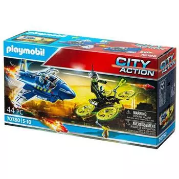 Playmobil Полицейский самолет Дрон Отслеживание 70780, популярные игрушки в Корее