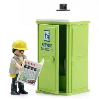 Playmobil портативный туалет 71435, 1 шт., популярные игрушки в Корее