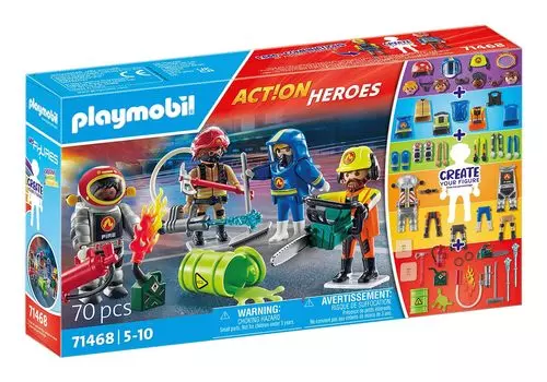 Playmobil Собери мою фигурку Пожарный 71468