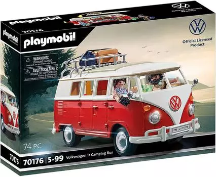 Playmobil Volkswagen T1 Wagen Bus 70176 Фигурка красная немасштабная красный