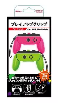 Playup Grip для Switch Joy-Con (Зеленый и Розовый)