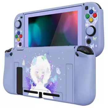 PlayVital ZealProtect Мягкий защитный чехол для Nintendo гибкий защитный чехол с защитной пленкой для экрана крышка-упор для большого пальца направление ABXY