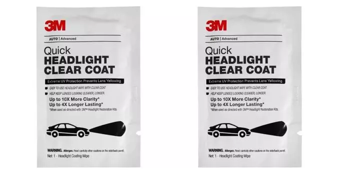 pleasing 3M прозрачное покрытие для фар 39173 только лист (2 листа)