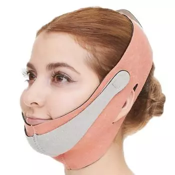 Pleasingsa Face Belt Sauna Mask Belt Pink Unisex Sharing