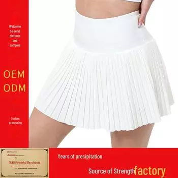 Pleated Fitness Skirt for Yoga, Running, Golf, and Tennis