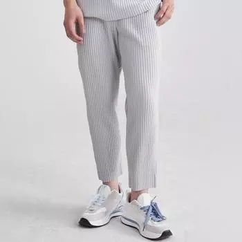 Плиссированные брюки мужские плиссированные драпированные эластичные брюки-редиски повседневные японские мужские брюки с девятью точками XXL чёрный