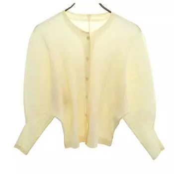 PLEATS PLEASE made in Japan Long sleeve Pleated blouse 3 beige Women Used