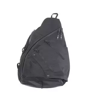 Плечевая СЛИНГ-СУМКА ИЗ ТЕКСТУРИРОВАННОЙ САРЖИ [FCE] чёрный