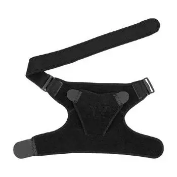 Плечевой бандаж для мужчин и женщин, регулируемый компрессионный рукав при разрыве вращательной манжеты, повязка на руку, стабилизатор плеча для обеих левой и правой рук чёрный