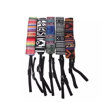 Плечевой ремень для фотоаппарата Nikon Canon DSLR. Плечевой ремень для фотоаппарата. белый/чёрный