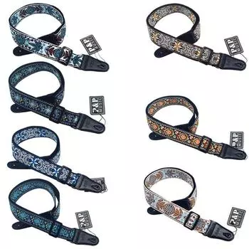 Плечевой ремень для гитары, универсальный винтажный регулируемый джинсовый хлопковый ремень для акустической электрической бас-гитары