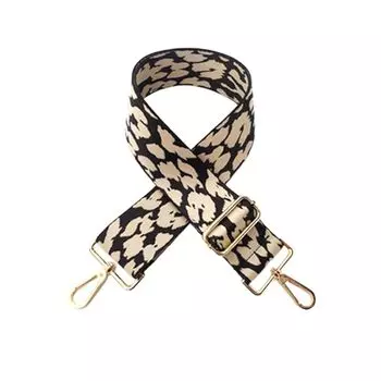 Плечевой ремень MILASIC B с леопардовым принтом бежевый ремень Сменный плечевой ремень для сумки Модный макияж для сумок Плечевой ремень для сумки