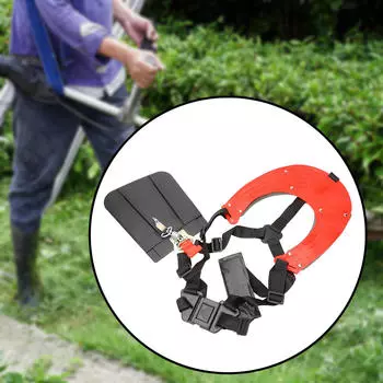 Плечевой ремень триммера с двойным ремнем, мягкий ремень для двора и сада, регулируемый на веревке