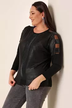 Плечо Тюлевая блузка с низким вырезом и лентой с рукавами «летучая мышь» большого размера Клубничная блузка