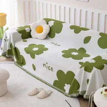 Плед для гостиной, трехместный диван, современный плед для пикника, покрывало для кемпинга, чехол для дивана с изображением сливы, коврик 180x130