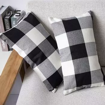 Плед Льняной Наволочка Чехол для Подушки Домашний Диван Машина Кровать Украшения