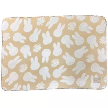 Плед Marushin Miffy Miffy Rolling Flower В70 x Ш100 см, милое, пушистое, стильное, для холодной погоды, 5885003800 Прибл.