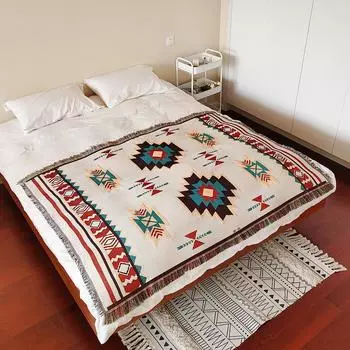 Плед в стиле бохо для домашнего декора и активного отдыха на открытом воздухе, пледы и пледы для дивана, покрывало для дивана 90x180cm
