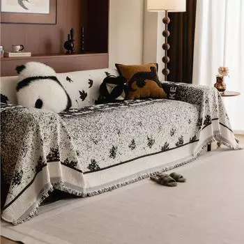 Пледы осень зима кемпинг пикник диван чехол Funda диван шенилл Гавайи градиент диван коврик 180x130