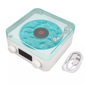 Плеер Waves Беспроводной Компактный Стерео Звук Окружающий Свет Творческий Подарок Портативный Винтаж Волны белый