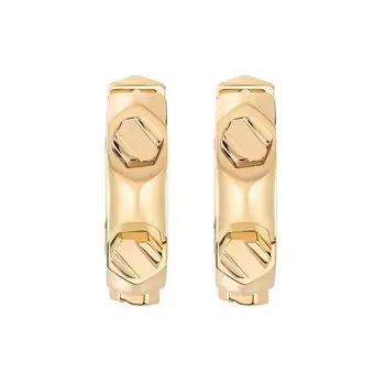 PLEIN Accessories Серьги Philipp Plein Jewelry PLEIN CUFF PJ1EA22EU PLEIN CUFF IP Yellow Gold серьги Желтое золото Нержавеющая сталь [PHILIPP JEWELRY]
