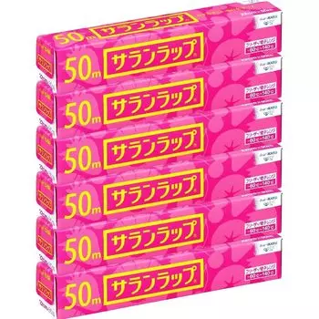 Пленка Asahi Kasei Saran Wrap 22 см x 50 м, набор из 6 шт. [Оптовая закупка]