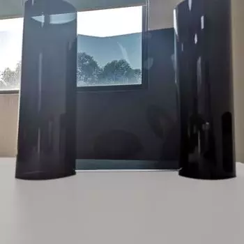 Пленка для автомобильных окон, солнцезащитная пленка для лобового стекла, тонировка окон с защитой от УФ-излучения 150x20 см чёрный